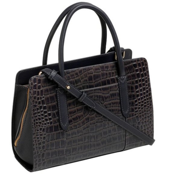 Radley London Croc Leather Liverpool Handbag NWT - Picture 3 of 11
